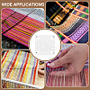 BENECREAT 24Pcs Acrylic Looms Braiding Disk DIY-BC0014-11-6