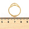 Hollow Heart 304 Stainless Steel Adjustable Open Cuff Rings for Women RJEW-M103-01A-G-3