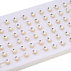 Mother's Day Jewellery Natural Pearl Stud Earrings with Cubic Zirconia PEAR-N020-05F-5