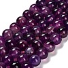 Dyed Natural Agate Beads Strands G-G203-10B-10mm-2