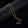 304 Stianless Steel Satellite Chain Bracelet Making STAS-CJ0001-132G-6