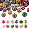 Craftdady 120Pcs 12 Style Electroplated Natural Lava Rock Beads Strands G-CD0001-01B-2