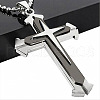 Cross Alloy Pendant Necklaces for Men FS-WG5CDA8-01-1