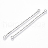 Brass Box Chain Tassel Links KK-R129-05P-2