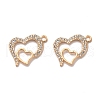Alloy Rhinestone Pendants FIND-G055-09G-2