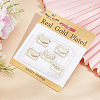Beebeecraft 6Pcs Brass Locket Pendants KK-BBC0015-55-6