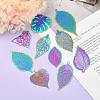 20Pcs 10 Styles Ion Plating(IP) 201 Stainless Steel Filigree Pendants & Big Pendants STAS-SZ0002-33-4