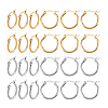 304 Stainless Steel Hoop Earrings STAS-PH0019-03-6