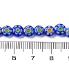 Handmade Millefiori Lampwork Beads Strands LAMP-G164-11B-4