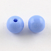 Round Opaque Acrylic Beads SACR-R866-8mm-01-1