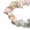 Natural Morganite Beads Strands G-F716-03-A-4
