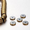 Electroplate Non-magnetic Synthetic Hematite Beads Strands X-G-F300-17B-03-1