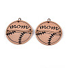 Wood Pendants FIND-N007-03F-1
