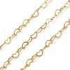 Brass Heart Link Chains CHC-H113-14A-G-1