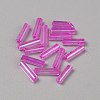 300Pcs Transparent Glass Round Bugle Beads GLAA-WH0015-74K-1