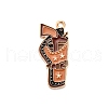 Western Cowboy Theme Alloy Enamel Pendants FIND-V001-04G-01-1
