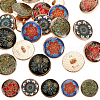 Olycraft 20Pcs 5 Colors Alloy Enamel Shank Buttons BUTT-OC0001-43-1
