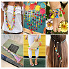 110Pcs 11 Colors Polyester Tassel Pendants FIND-TA0002-44-18
