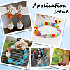 SOFPLATE 240Pcs 8 Styles Tibetan Style Alloy Flower Bead Caps FIND-SP0001-63-6