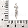 Brass Micro Pave Cubic Zirconia Pendants KK-I276-11P-02-3