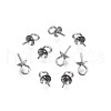 Non-Tarnish 304 Stainless Steel Cup Peg Bails Pendants STAS-S057-58A-P-3