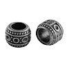 Rondelle Tibetan Style Alloy Beads TIBEB-2562-AS-LF-1