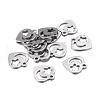 Non-Tarnish 201 Stainless Steel Charms STAS-F255-010P-1