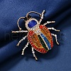 Beatles Alloy Rhinestone Brooches for Backpack Clothes PW-WGB4875-01-2