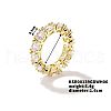 Fashionable European and American Style Brass Rhinestone Ring for Unisex YJ2734-5-1