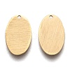 Ion Plating(IP) 304 Stainless Steel Pendants STAS-O133-01C-G-1
