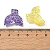 Transparent Marine Organism Resin Cabochons RESI-H035-05A-3