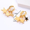 Stylish Stainless Steel Star Pendant Earrings for Women's Daily Casual Accessories. HF2448-6