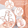 7-Slot Iron Easter Egg Display Stands ODIS-WH0058-21A-RG-5