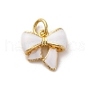 Brass Enamel Charms KK-Q098-27G-A-1