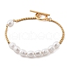 304 Stainless Steel Cardano Chains Bracelets for Women BJEW-C089-10G-4