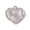 Non-Tarnish 304 Stainless Steel Pendants STAS-P316-10P-1