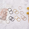 304 Stainless Steel Hoop Earrings EJEW-TA0001-05-9