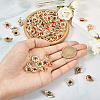 100Pcs 5 Styles Rack Plating Eco-Friendly Iron Charms IFIN-TA0001-54-12