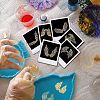 Olycraft 9Pcs 9 Styles Custom Carbon Steel Self-adhesive Picture Stickers DIY-OC0009-22A-6