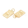 Eco-Friendly Brass Micro Pave Cubic Zirconia Pendants KK-I698-34G-4