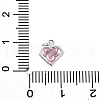 S925 Sterling Silver with Cubic Zirconia Charms STER-Q006-05B-S-3