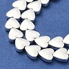 Electroplated Synthetic Non-Magnetic Hematite Beads Strands G-U003-19B-02-3