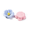 Opaque Resin Cabochons X-RESI-R455-01B-2