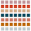 CHGCRAFT 56Pcs 7 Colors Glass Mosaic Cabochons GLAA-CA0001-11-1