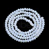 Electroplate Glass Beads Strands EGLA-A044-J2mm-L06-3
