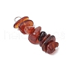 3Pcs Natural Amethyst & Garnet & Obsidian Chip Beaded Constellation Pendants PALLOY-JF03043-08-4