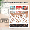 Wooden Bead Design Boards WOOD-WH0042-26B-4