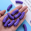 Opaque Acrylic Beads MACR-S372-001B-S017-5