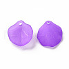 Transparent Frosted Acrylic Pendants MACR-S371-02A-747-2
