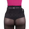 Heart Alloy Curb Chain with Imitation Leather Tassel Waist Chains FS-WGCEF59-01-4